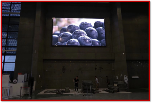 湖北荊門(mén)漳河愛(ài)飛客旅游基地戶內(nèi)大屏幕